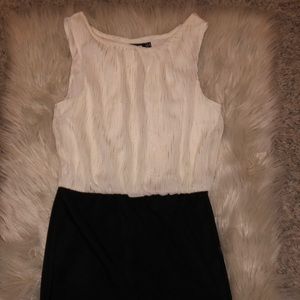 Black and white dress